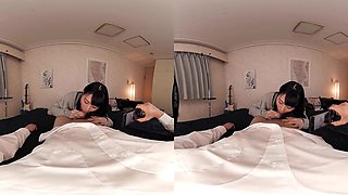 Japanese Student VR Blowjob With Long Hair POV Heat