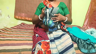 Tamil Mature Stepmom Very Sexy Hot Big Body Nartural Nippls Seduce by Young Stepson and Fucking