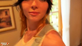 Sweetie Foxs Hairy Russian Pussy Pounded by Stranger