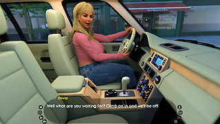 Busty MILF Uber Driver Creampied by a Bigcock Passenger