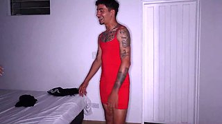 4 Sexy Curvy Busty Latina Babes Go Nuts In a Wild Orgy With 2 Guys