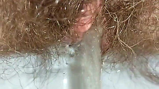 You Are My Toilet, You Are My Cleaner for Licking My Hairy Pussy