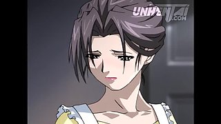 Uncensored Hentai: Stepmom Catches Stepson Masturbating with Her Lingerie