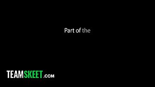 Juniper Ren, Tony Marzo And Tony Rubino In 18th Birthday Surprise Turns Into A Taboo Threesome When Stepdad Catches Juniper Fucking