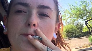 Busty amateur teen outdoor hardcore facial action