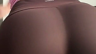 Hottie Fitness Influencer Gym Wear Try on Haul Went Wet and Horny. Real Orgasm