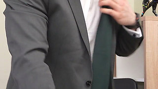 Strict Boss Sam Garro Punishes Secretary Ashby Winter Hard for Messed up Report & Wrong Coffee