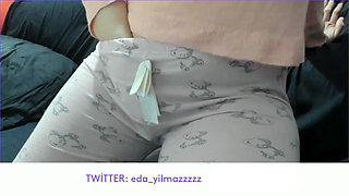 Masturbate with Pajamas - Cum with Pajamas