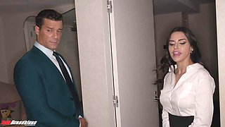 Sexy Suttin Relieves Tension Sucking Ramon Nomars Big Cock