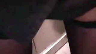 German Amateur Couple's Quickie in Elevator Ends with Creamp