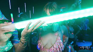 Cleo Moon's Silent Party Ignites Wild Passion