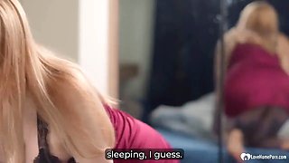 Tattooed Blonde Hotel Petting and Passionate Sex