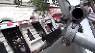 Cute blonde teen Esmee fingering her pussy