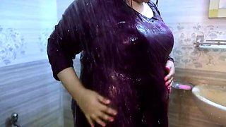 Horny Arab Wife Aria Mia Seduced in Hotel Room - Rough Fuck with Cum Inside Her Tight Pussy