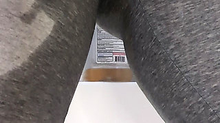 Desperately peed through my pants