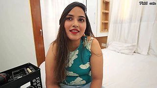 Stepsister armpit- 18 desi stepsister fucked hard by stepbro(saloon guy) when she were trimmed Armits hair.