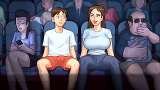 Manga porn, caught masturbating, finger-tickling