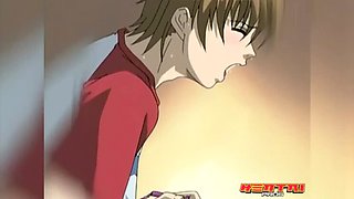 Stepmom Catches Step Son Jerking Off With Her Panties - Uncensored Hentai Fuck