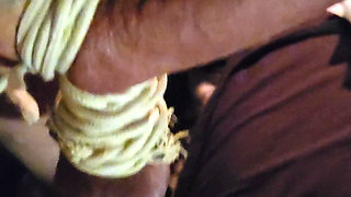 Goode Girl Has Rope Play and Ballbusting Fun