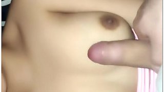 My Girlfriends Friend Was A Virgin And She Asks Me To Cum On Her Tits