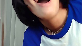 Cute Asian Amateur Teen Dirty Talking Facefuck