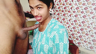 Session 22. Indian Desi Romantic Couple, Blowjob Cumshot Sex