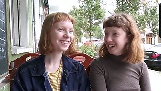 Two redhead ladies love some fingering