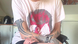 Skinny Goth Huge Belly Rapid Pregnancy at the Doctors Office