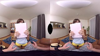 Japanese Explores VR Toilet POV With Sensual Masturbation