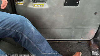 A Blowjob in a London Taxi for a Hot Little French Girl