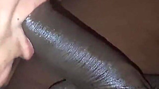 Sucking Hubby While Fingering His Arsehole