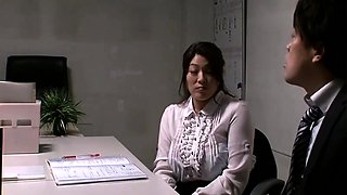 Big breasted Japanese milf gets tied up and fucked rough