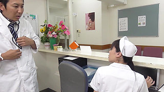 Naughty Asian Nurse Shares Passionate Kisses with Patient