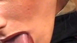 Homemade Sex for Wonderful MILF Fucked and Cumshot in Mouth by Two Big Vintage Cocks