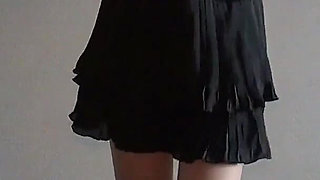 Pantyhose-ripping Dildo Masturbation and Real Orgasm
