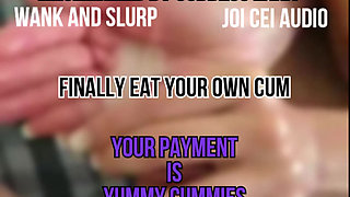 Double Team CEI Finally Eat Your Own Cum Right Now