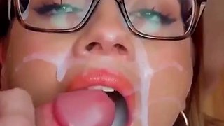 Buxomy JenKowski mass ejaculation cumslut