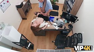 Naughty Teen Una Fairy Gets Spanked by Loan Manager in Hot Office Encounter
