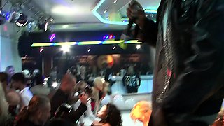 Clubbing and Group Sex Fun with Pussy Licking Brunettes