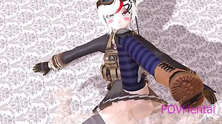 Catgirl luna cowgirl missionary