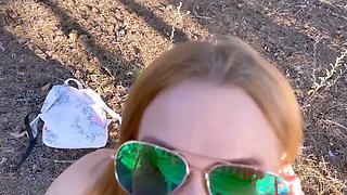 Quick Amateur Anal on the Way Home with a Creampie Ending