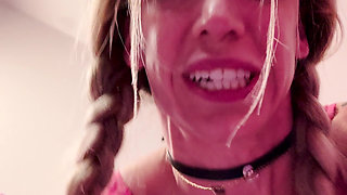 POV Wrestling with Breast in Your Face and Titty Fuck Ending with Mars Solo