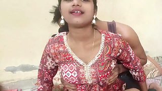 Desi Girlfriend Boyfriend Romantic Reunion After Few Days - Intimate Moments in His Room