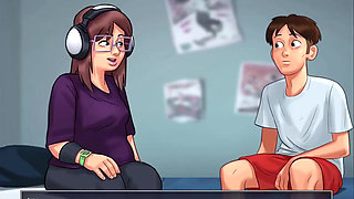 Summertime Saga June Animation Collection part 22 Nude Sex Game Play 18+ Adult Game Play