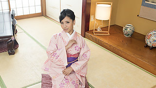 Japanese maid Honoka Suzunami getting fucked with power