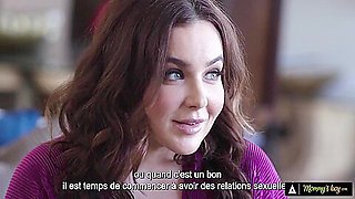 Busty Milf Takes Her Cute Stepsons Anal Virginity! French Subtitles - Natasha Nice