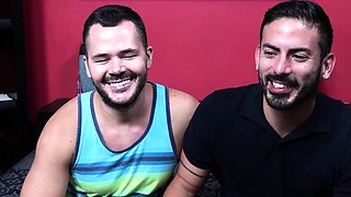 Hairy twunk riding livers fat cock