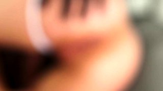 Slut gives wam deep throat pov blowjob and handjob