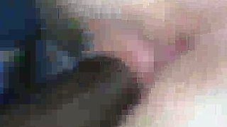 Amateur wife fuck black stud on bed so rough bb