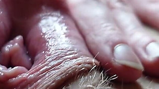 My Big Labia Pussy From Below Closeup